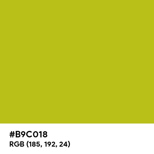 Acid Green (Hex code: B9C018) Thumbnail