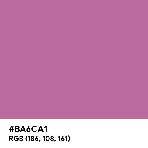 Pearly Purple (Hex code: BA6CA1) Thumbnail