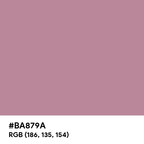 English Lavender (Hex code: BA879A) Thumbnail
