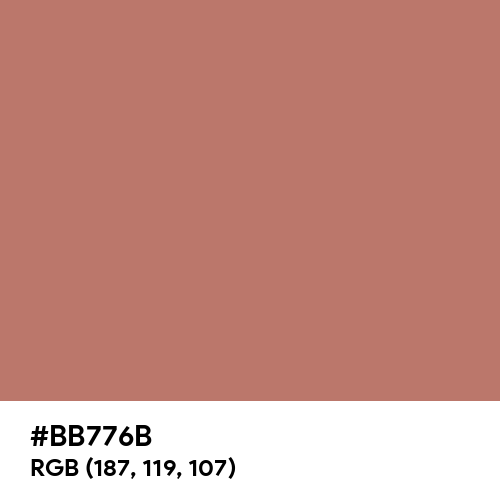 Copper Penny (Hex code: BB776B) Thumbnail