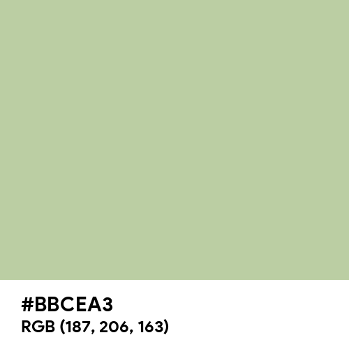 Light Moss Green (Hex code: BBCEA3) Thumbnail