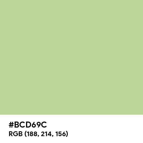 Light Moss Green (Hex code: BCD69C) Thumbnail