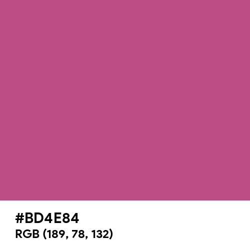 Nail Polish Pink (Hex code: BD4E84) Thumbnail