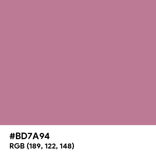 English Lavender (Hex code: BD7A94) Thumbnail