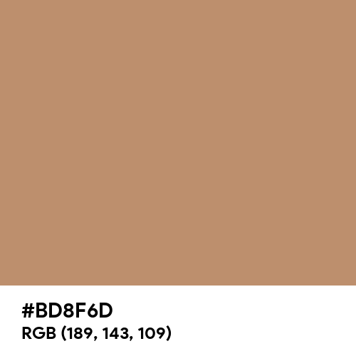 Light Taupe (Hex code: BD8F6D) Thumbnail