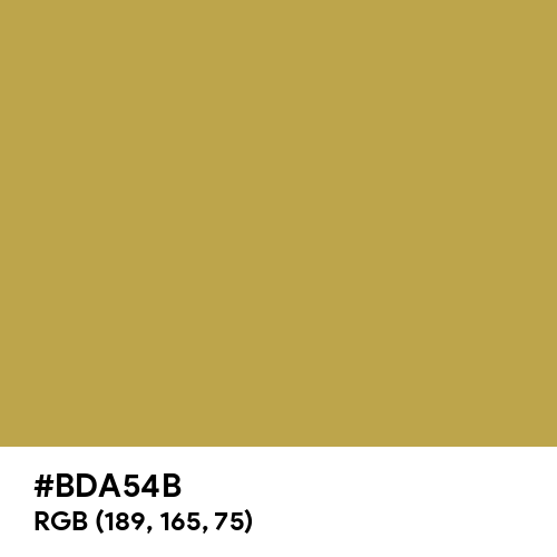 Brass (Hex code: BDA54B) Thumbnail