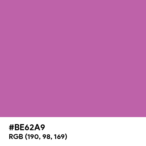 Pearly Purple (Hex code: BE62A9) Thumbnail