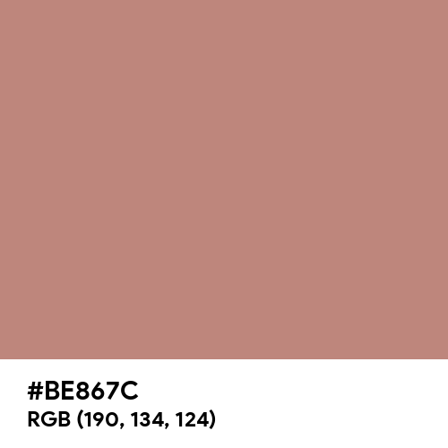 Old Rose (Hex code: BE867C) Thumbnail
