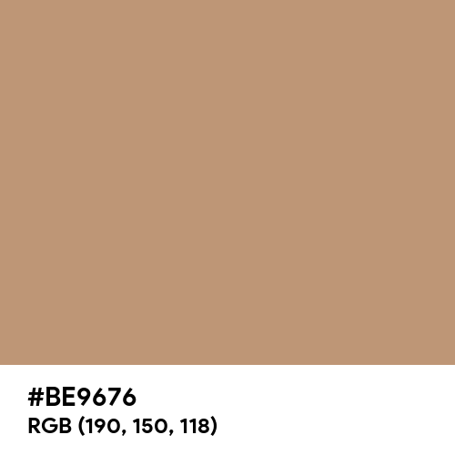 Perfect Beige (Hex code: BE9676) Thumbnail