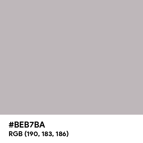 Gray (X11) (Hex code: BEB7BA) Thumbnail