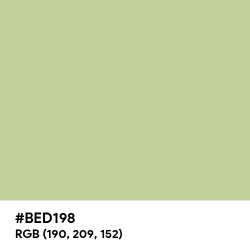 Medium Spring Bud (Hex code: BED198) Thumbnail