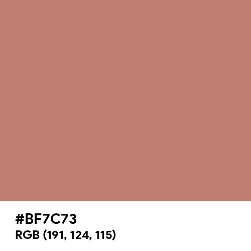 Old Rose (Hex code: BF7C73) Thumbnail