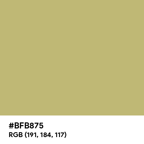 Misty Moss (Hex code: BFB875) Thumbnail