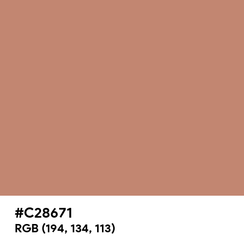Light Taupe (Hex code: C28671) Thumbnail