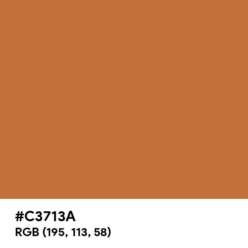 Copper (Hex code: C3713A) Thumbnail
