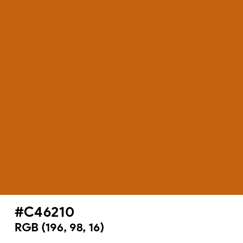 Alloy Orange (Hex code: C46210) Thumbnail