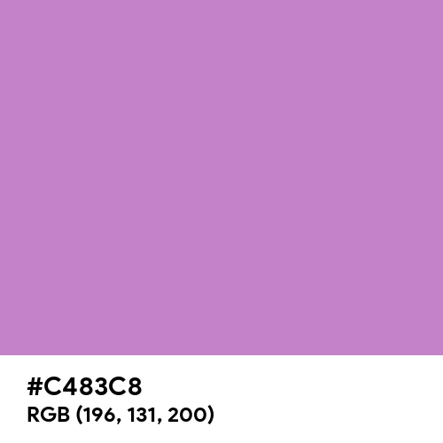 African Violet (Hex code: C483C8) Thumbnail