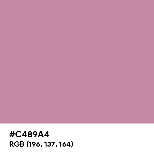 Rustic Pink (Hex code: C489A4) Thumbnail