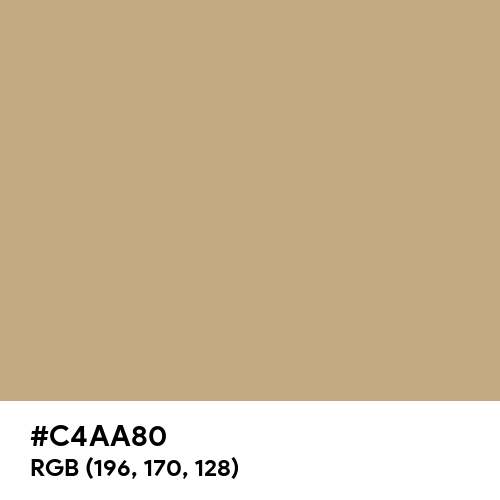 Light French Beige (Hex code: C4AA80) Thumbnail