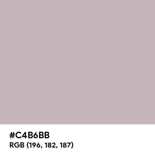 Gray (X11) (Hex code: C4B6BB) Thumbnail