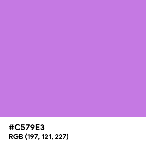 Bold Lavender (Hex code: C579E3) Thumbnail
