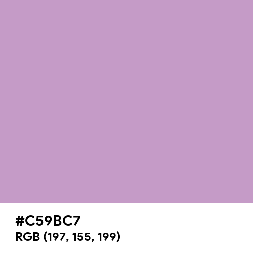 Pastel Violet (Hex code: C59BC7) Thumbnail