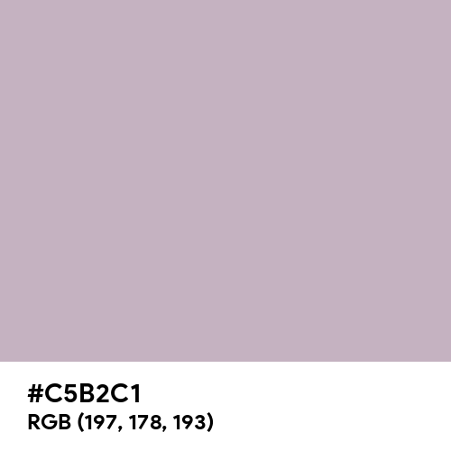 Gray (X11) (Hex code: C5B2C1) Thumbnail