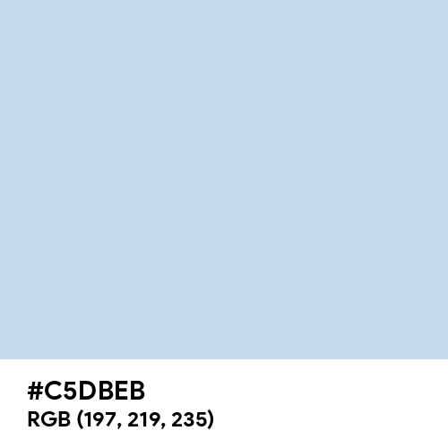 Columbia Blue (Hex code: C5DBEB) Thumbnail