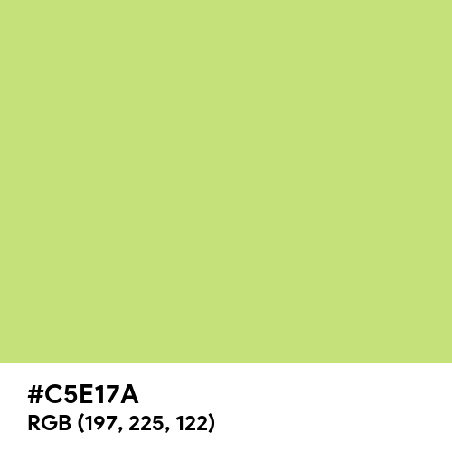 Yellow-Green (Crayola) (Hex code: C5E17A) Thumbnail