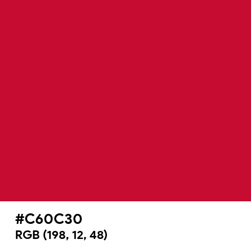 WKU Red (Hex code: C60C30) Thumbnail
