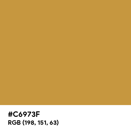 Golden Spice (Hex code: C6973F) Thumbnail