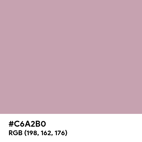 Silver Pink (Hex code: C6A2B0) Thumbnail