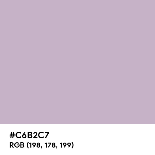 Lilac (Hex code: C6B2C7) Thumbnail