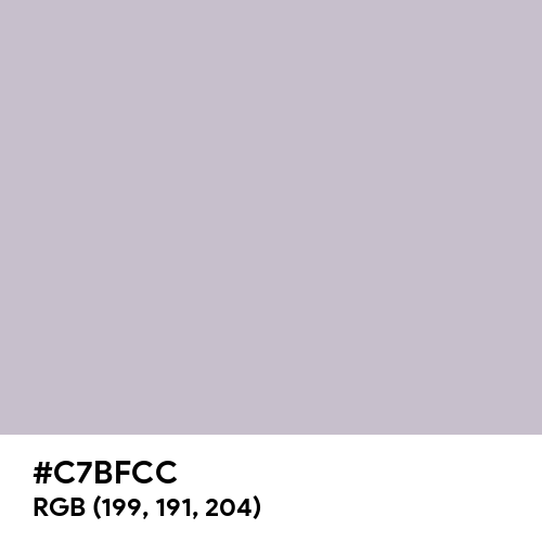 Lavender Gray (Hex code: C7BFCC) Thumbnail