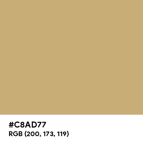 Light French Beige (Hex code: C8AD77) Thumbnail