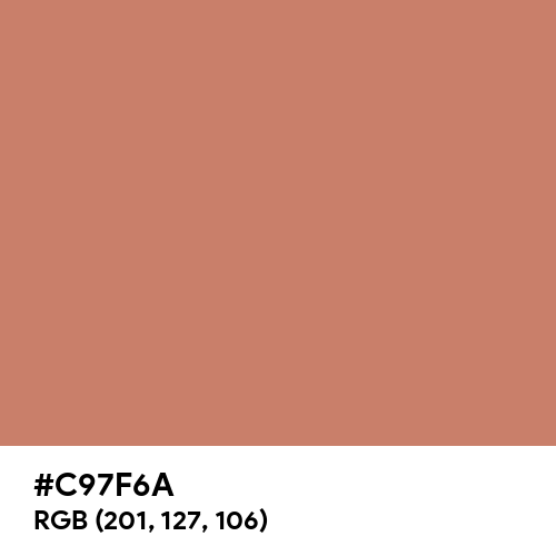 Copper (Crayola) (Hex code: C97F6A) Thumbnail