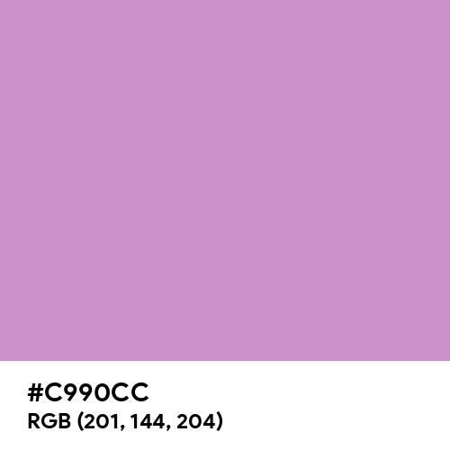 Light Grayish Magenta (Hex code: C990CC) Thumbnail