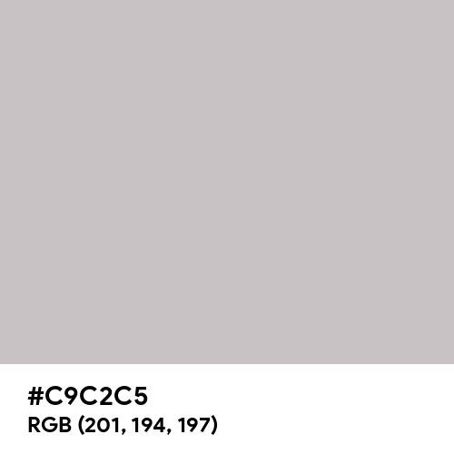 French Gray (Hex code: C9C2C5) Thumbnail