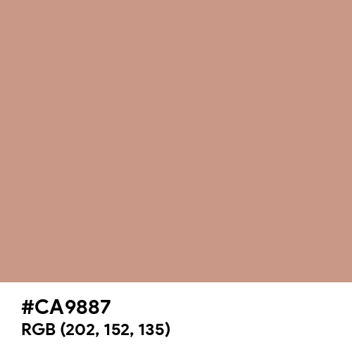 Pale Taupe (Hex code: CA9887) Thumbnail