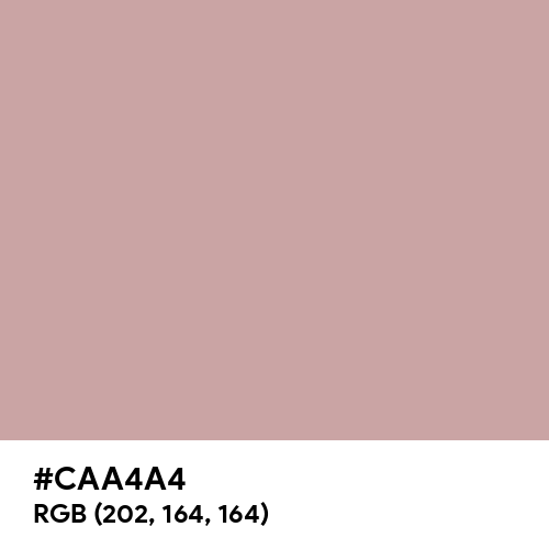 Silver Pink (Hex code: CAA4A4) Thumbnail