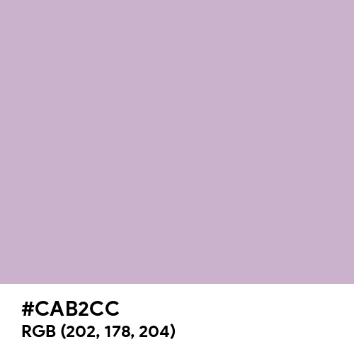 Pink Lavender (Hex code: CAB2CC) Thumbnail
