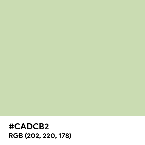 Pastel Gray (Hex code: CADCB2) Thumbnail