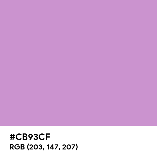 Light Grayish Magenta (Hex code: CB93CF) Thumbnail