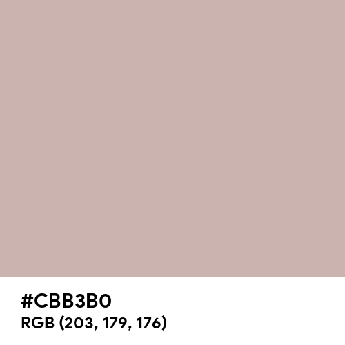 Silver Pink (Hex code: CBB3B0) Thumbnail