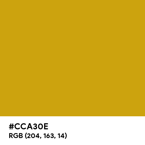 Lemon Curry (Hex code: CCA30E) Thumbnail