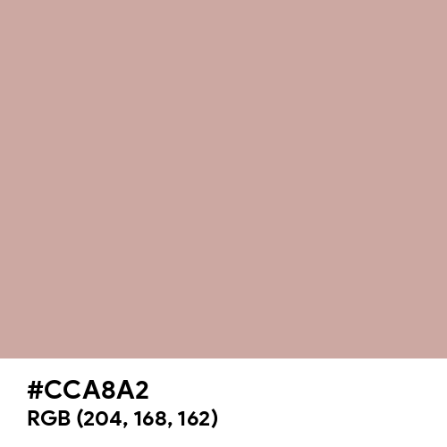 Silver Pink (Hex code: CCA8A2) Thumbnail