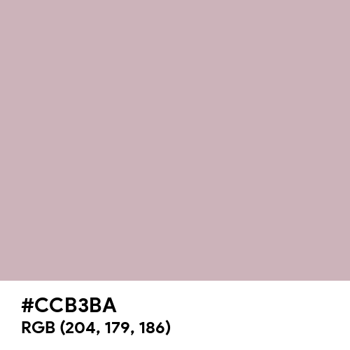 Pale Silver (Hex code: CCB3BA) Thumbnail