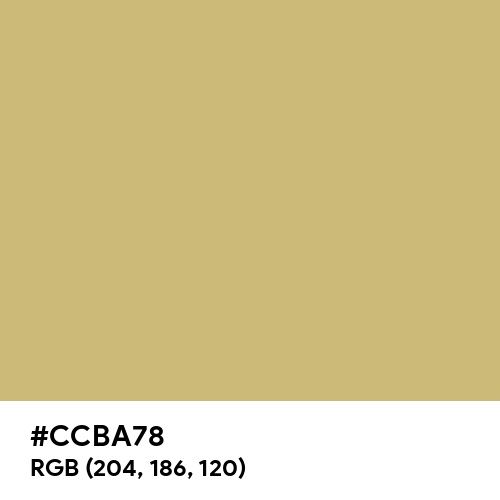 Brushed Gold (Hex code: CCBA78) Thumbnail