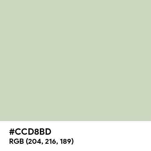 Pastel Gray (Hex code: CCD8BD) Thumbnail