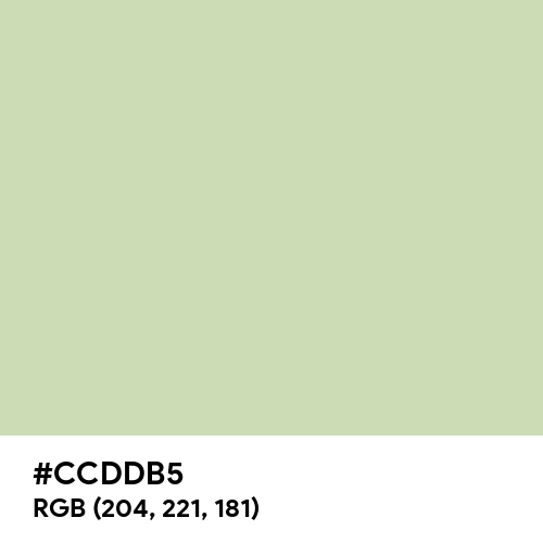 Pastel Gray (Hex code: CCDDB5) Thumbnail